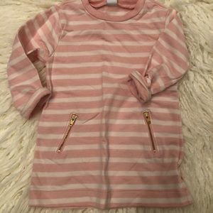 Old Navy Pink and White Striped Tunic